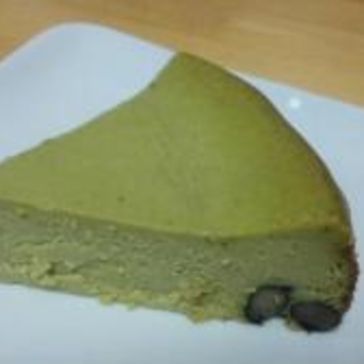 ぶきっちょさんの しっとり和風?抹茶チーズケーキ